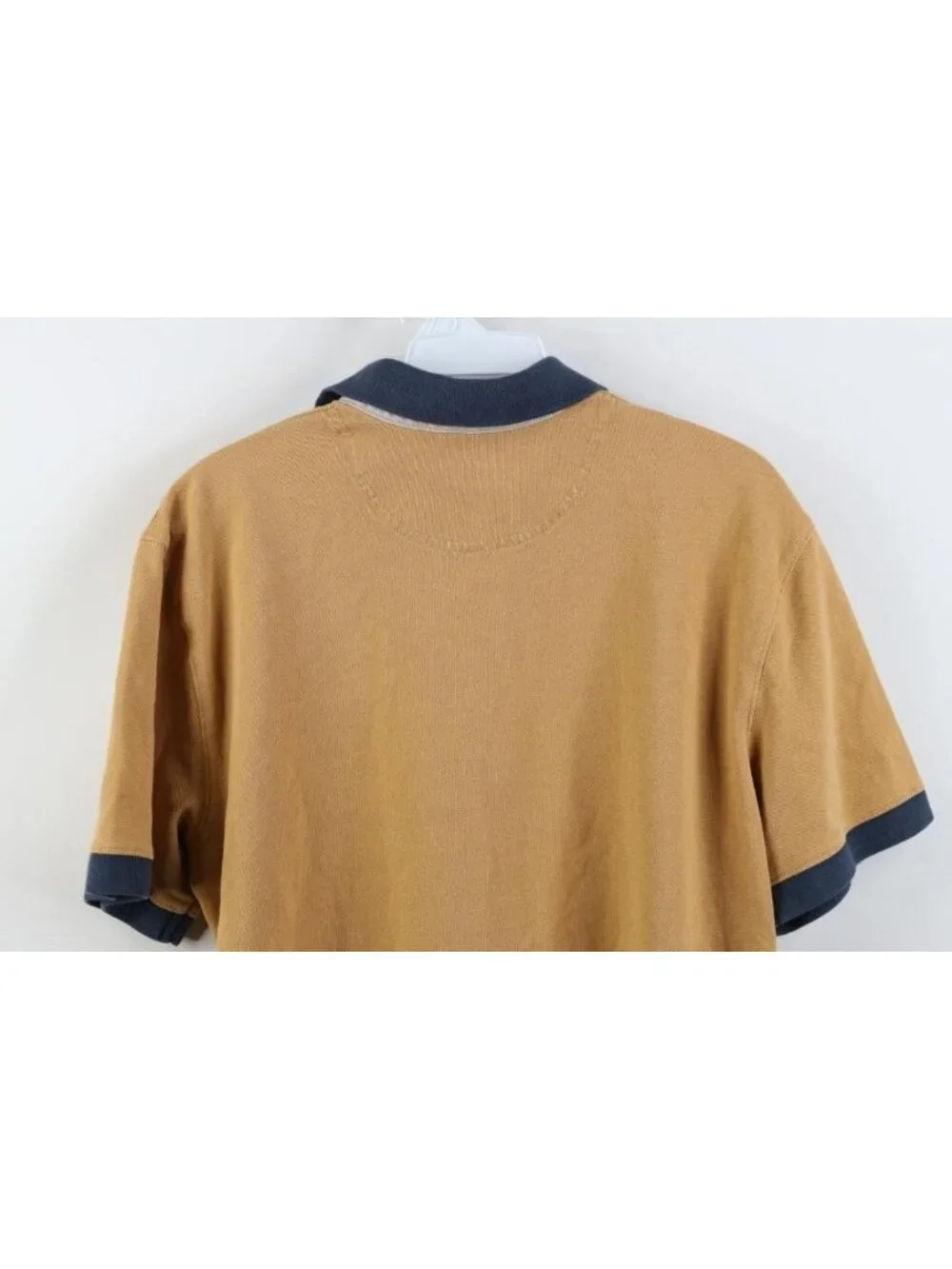 Vintage 90s Y2K LL Bean Mens Medium Faded Ringer Casco Bay Collared Polo Shirt